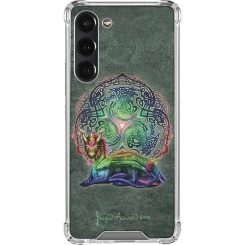 Celtic Dragon by Brigid Ashwood Galaxy S24 FE Clear Case